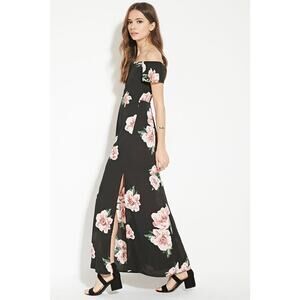 Forever21 Contemporary Floral Maxi Dress Size XS